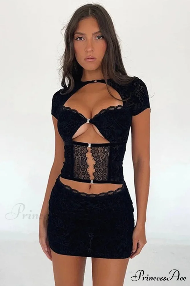 Cora Elegant Mini Dress - Image 2
