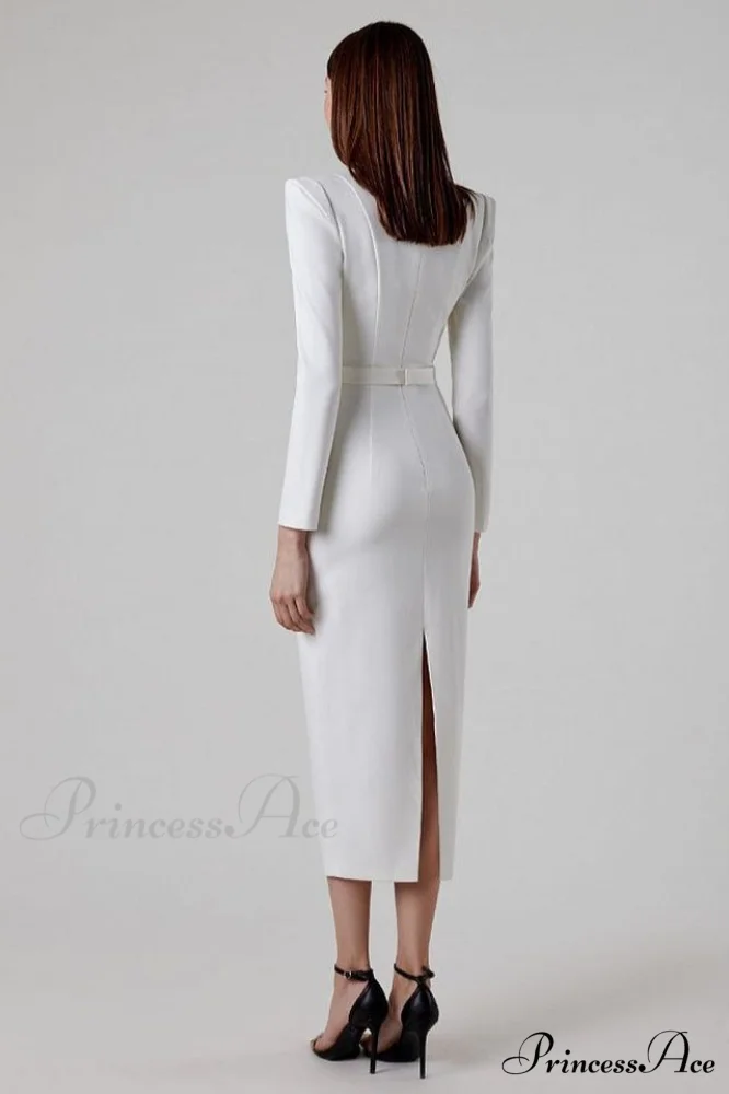 Delilah Bandage Stylish Midi Dress - Image 4