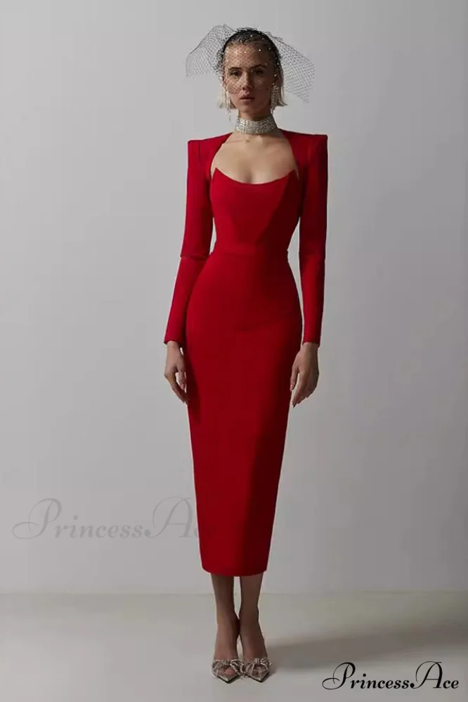 Delilah Bandage Stylish Midi Dress - Image 7