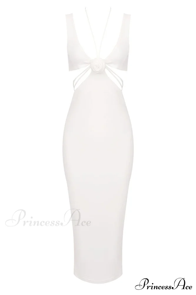 Alize Flower Stylish Embellished Maxi Dress - Image 13