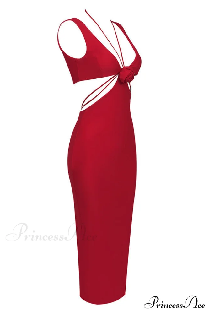 Alize Flower Stylish Embellished Maxi Dress - Image 19