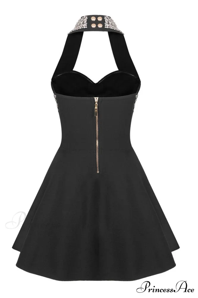 Enya Knit Stylish Backless Mini Dress - Image 17