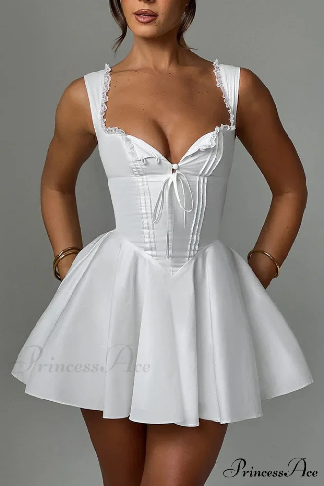 Antonella Elegant Mini Dress - Image 3