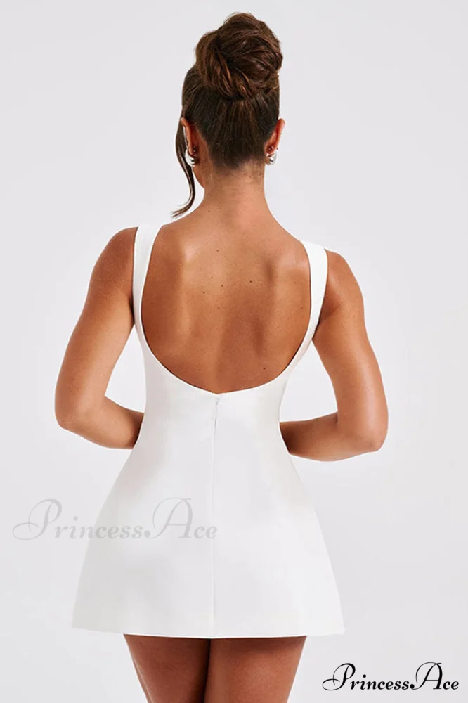 Alana Elegant Mini Dress - Image 2