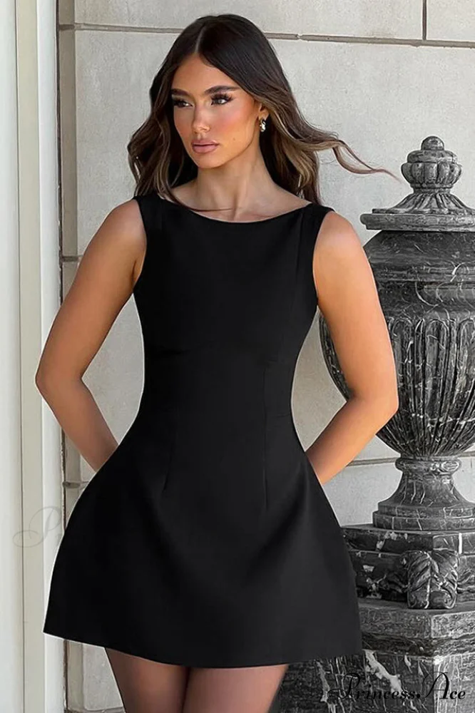 Alana Elegant Mini Dress - Image 5
