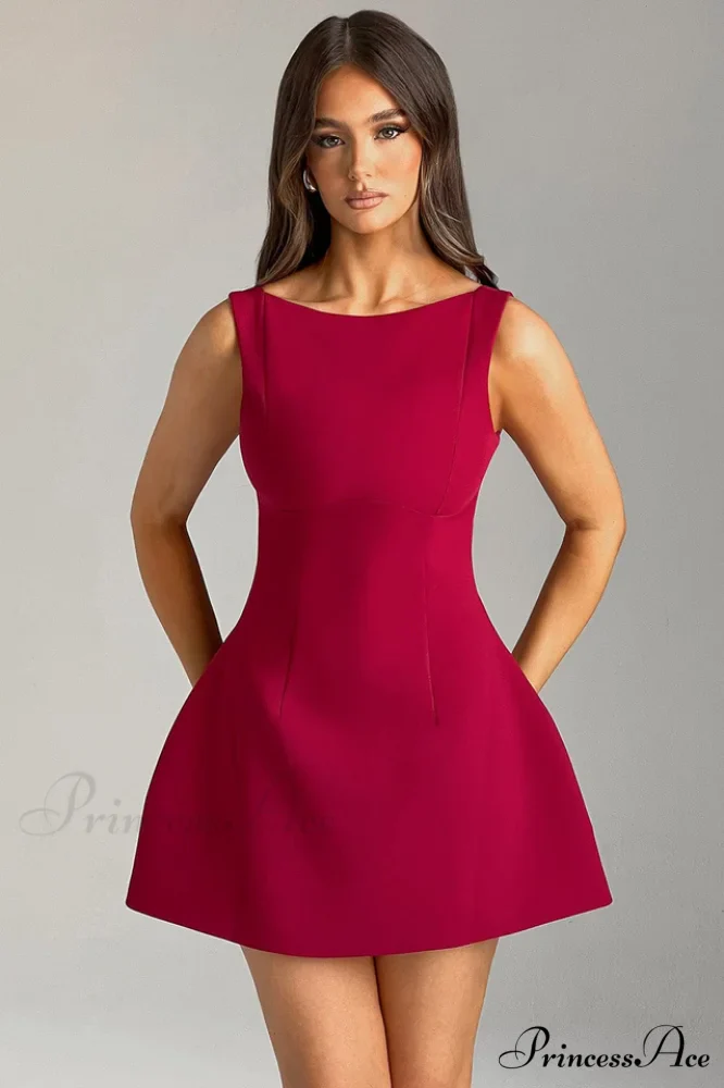 Alana Elegant Mini Dress - Image 9