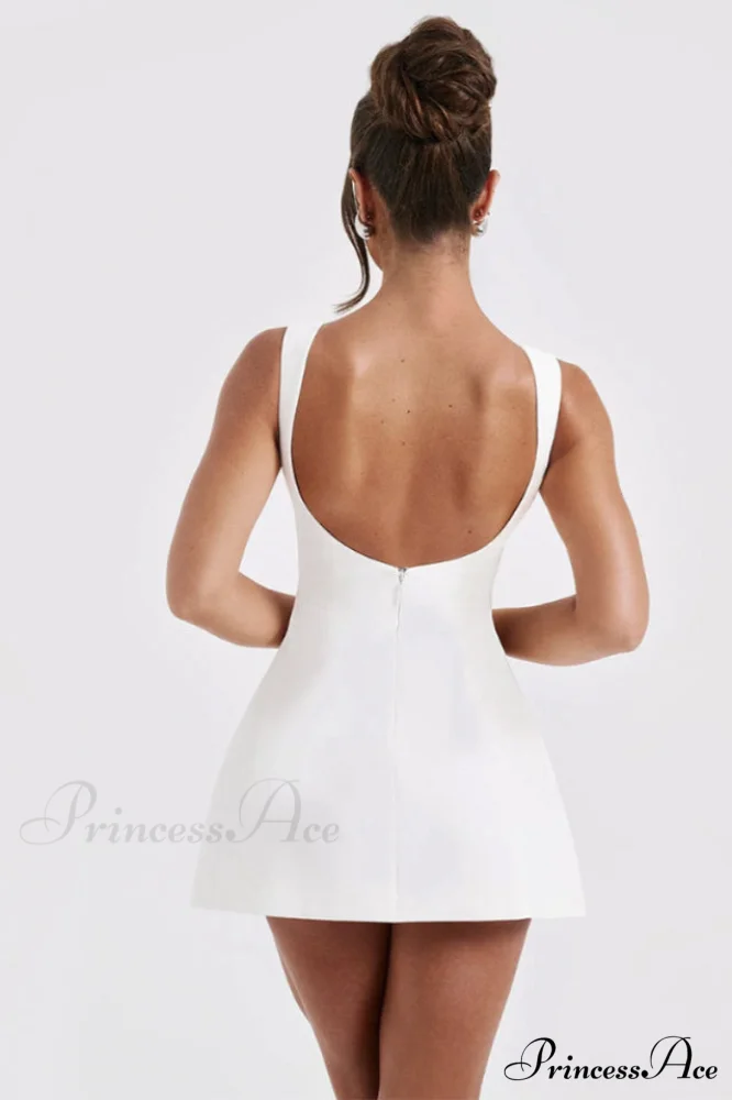 Alicia Elegant Mini Dress - Image 2
