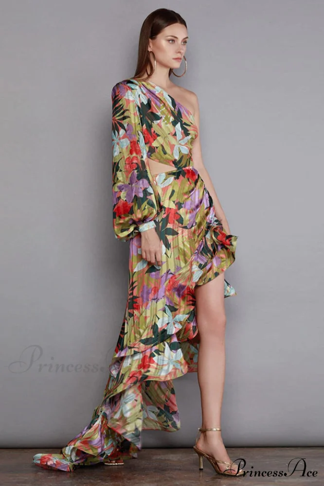Asfrid Printed Stylish Maxi Dress - Image 2