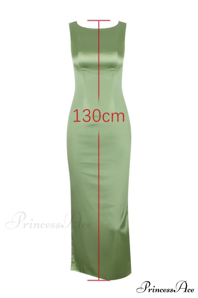 Filomena Olive Boat Charming Neck Maxi Dress - Image 7