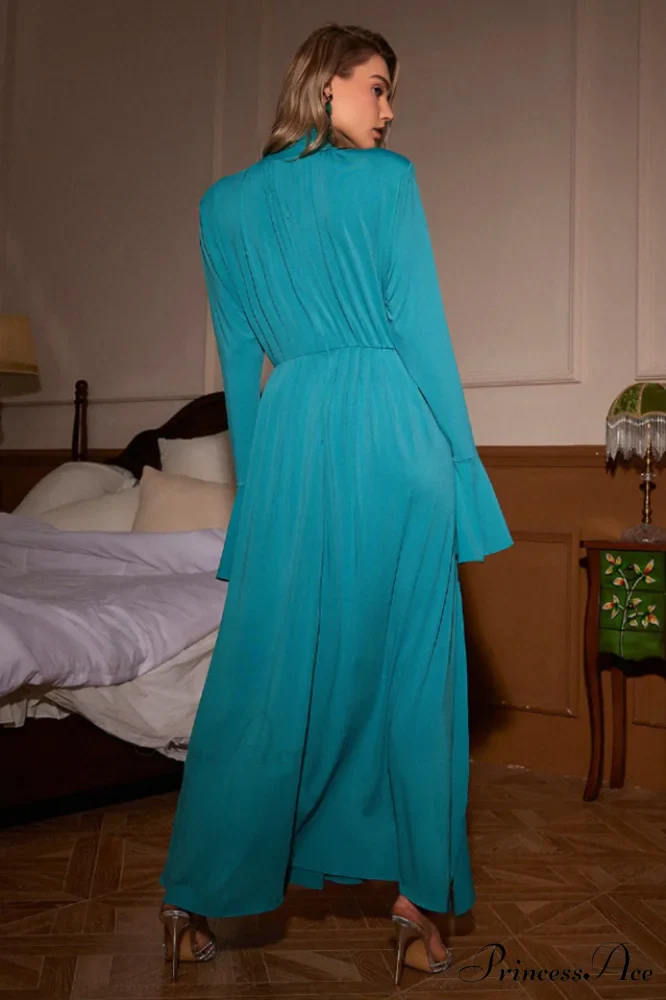 Aiko Flower Stylish Embellished Maxi Dress - Image 8