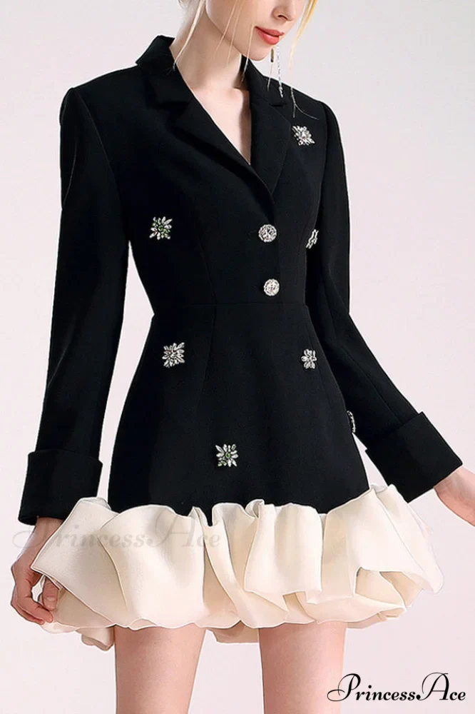 Aubrey Diamante Stylish Organza Blazers - Image 5