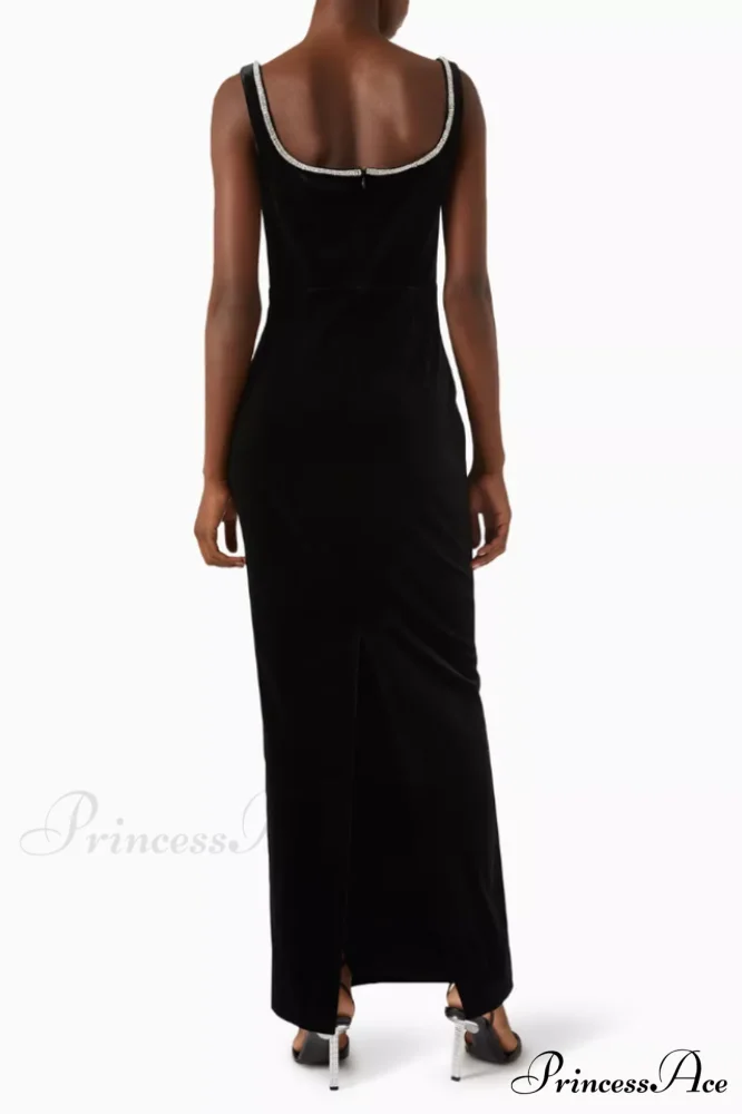 Diamant鑼?Maxi Stylish Dress in Velvet - Image 4