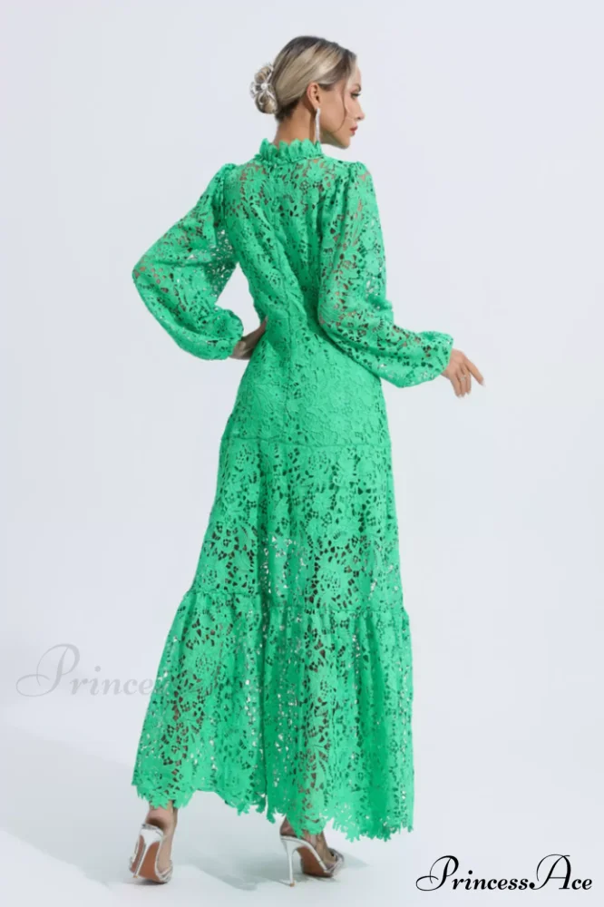 Julieta Cut Out Charming Long Sleeve Dress - Image 11