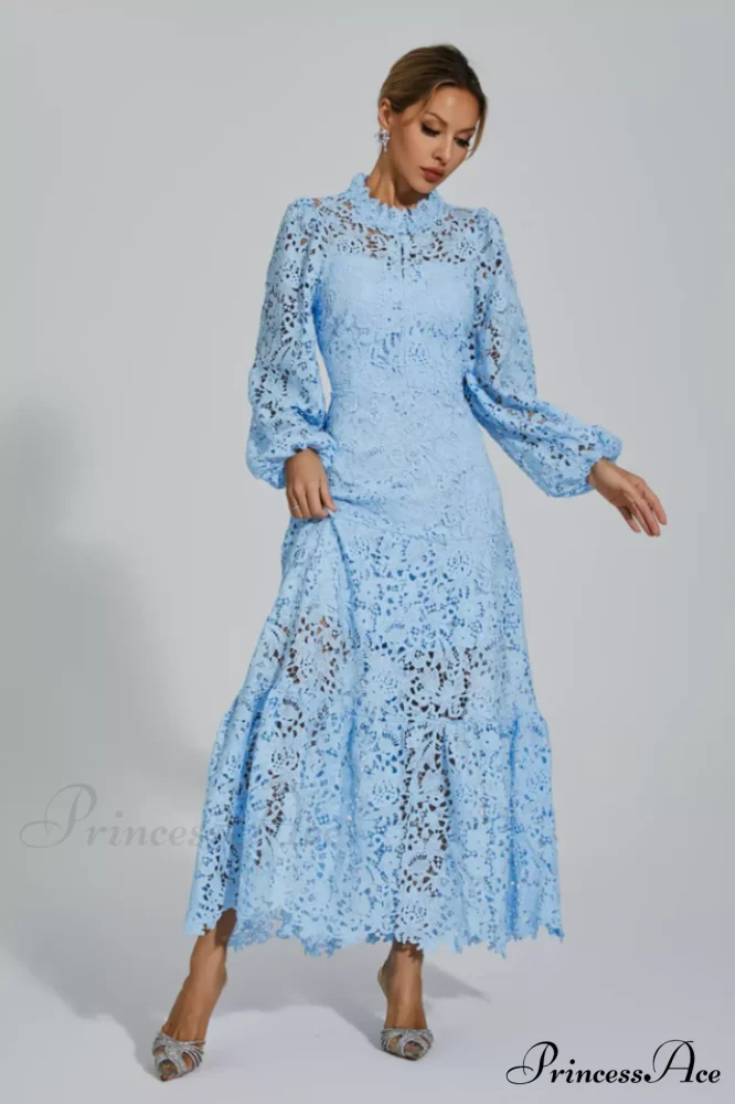 Julieta Cut Out Charming Long Sleeve Dress - Image 4