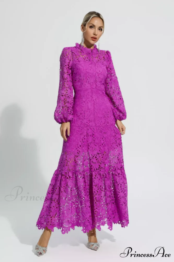 Julieta Cut Out Charming Long Sleeve Dress - Image 5