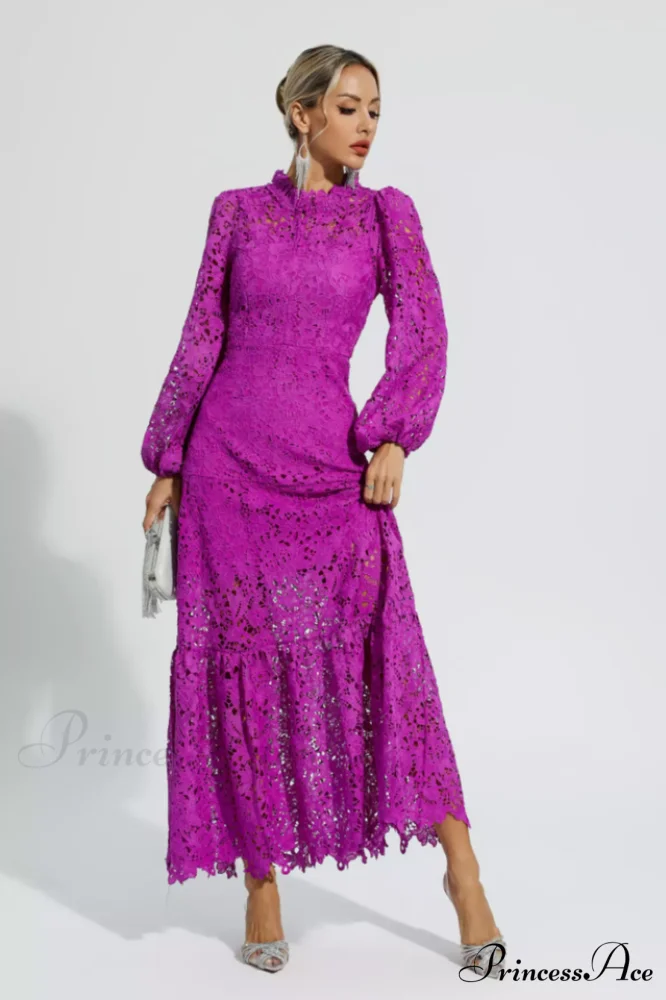 Julieta Cut Out Charming Long Sleeve Dress - Image 6