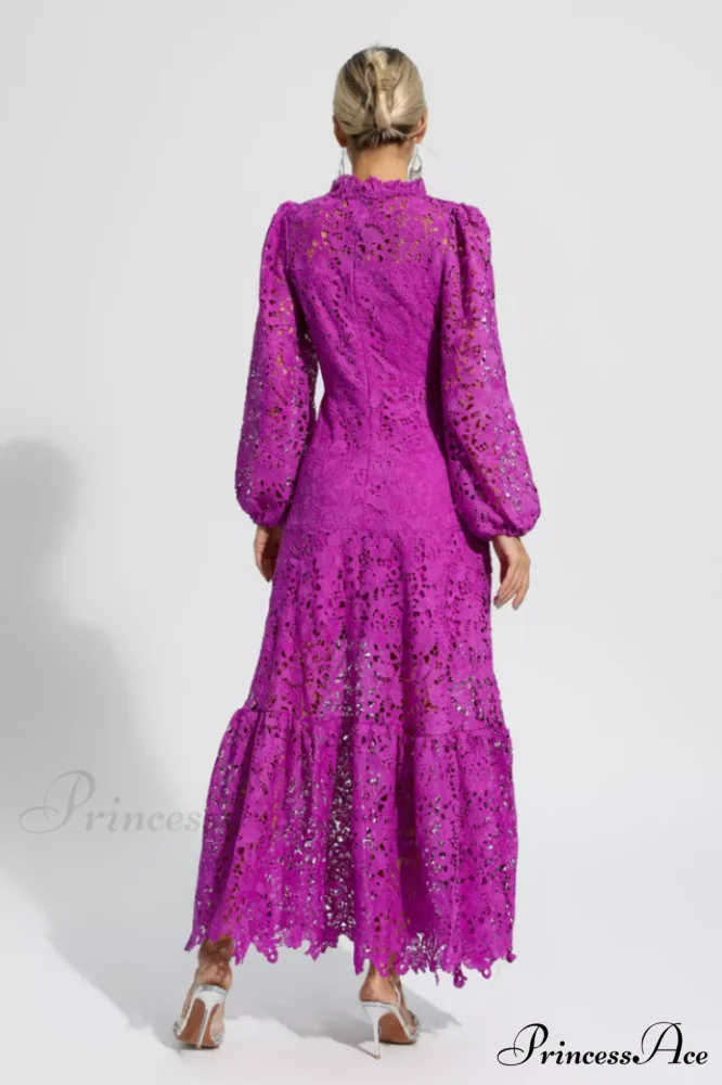 Julieta Cut Out Charming Long Sleeve Dress - Image 8