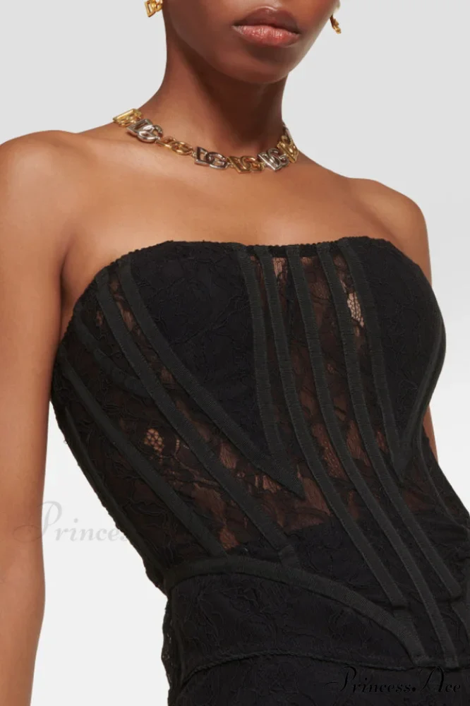 Lace Elegant Corset Dress - Image 6