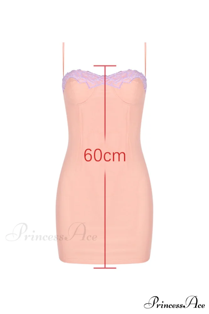 Harper Sorbet Lace Charming Trimmed Mini Dress - Image 9