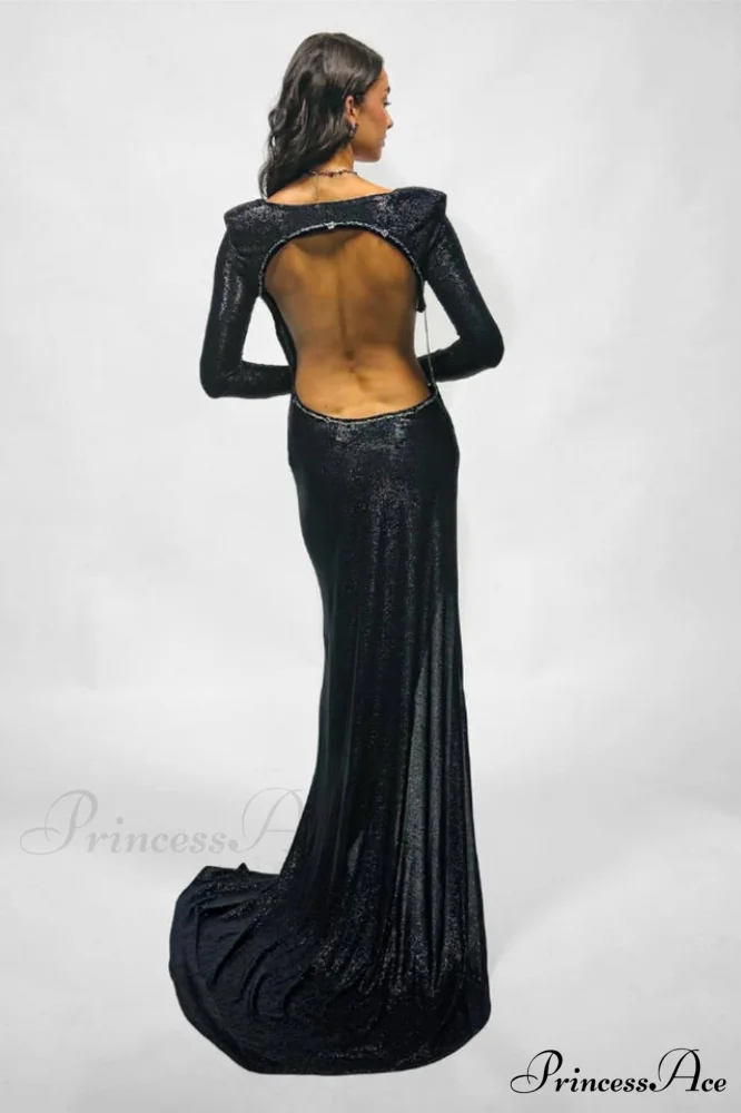 Cut Out Stylish Backless Gown - Image 10