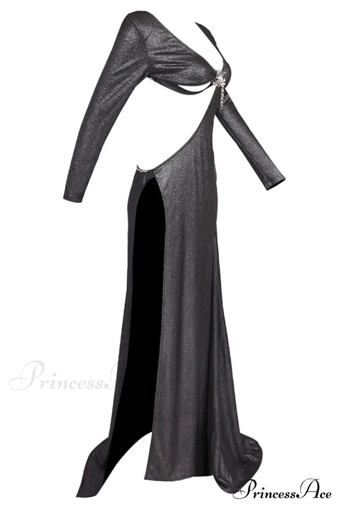 Cut Out Stylish Backless Gown - Image 12