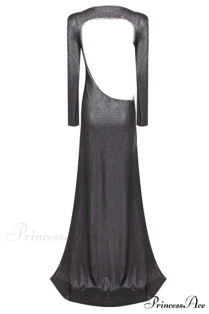 Cut Out Stylish Backless Gown - Image 13