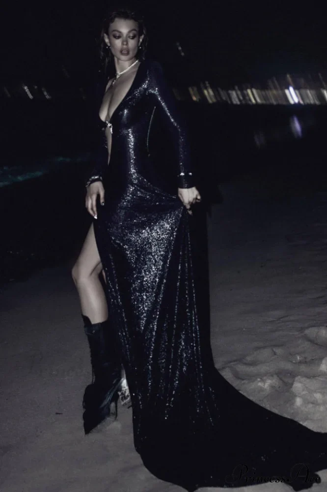 Cut Out Stylish Backless Gown - Image 5