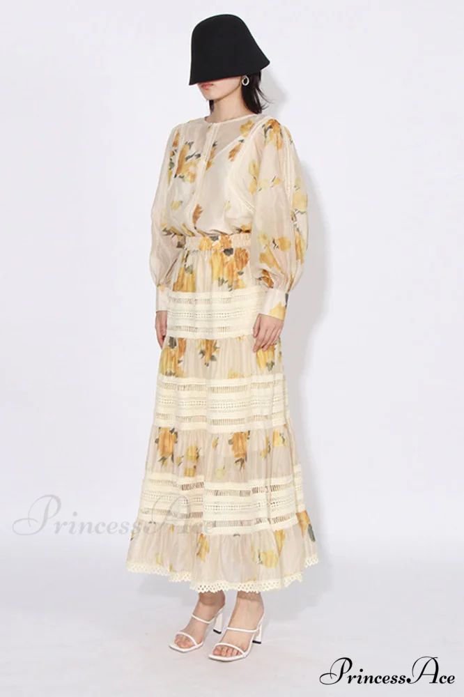 Faye Floral Top Charming + Skirt Set - Image 7
