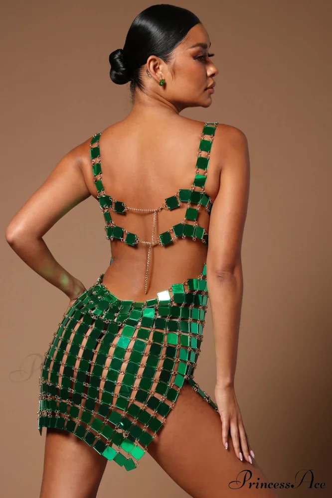 Astrid Mirror Stylish Mini Dress - Image 6