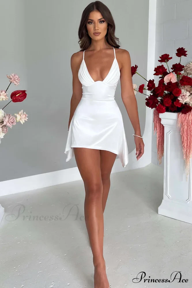Clarise Elegant Mini Dress - Image 11