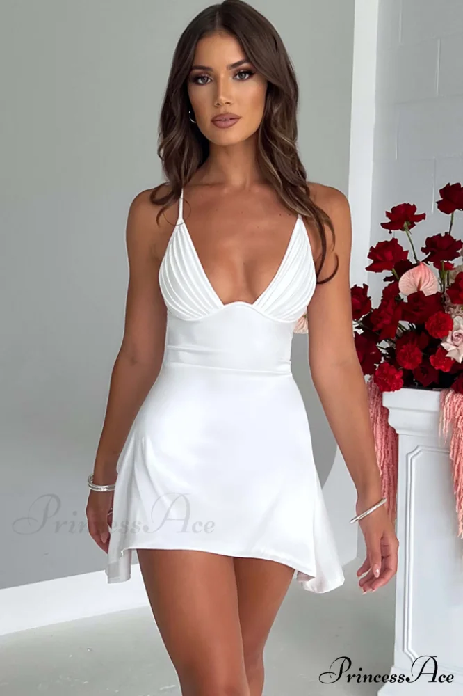 Clarise Elegant Mini Dress - Image 7