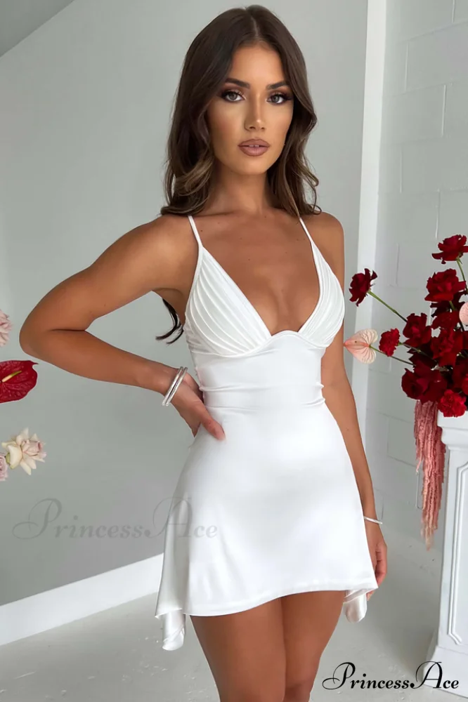Clarise Elegant Mini Dress - Image 8