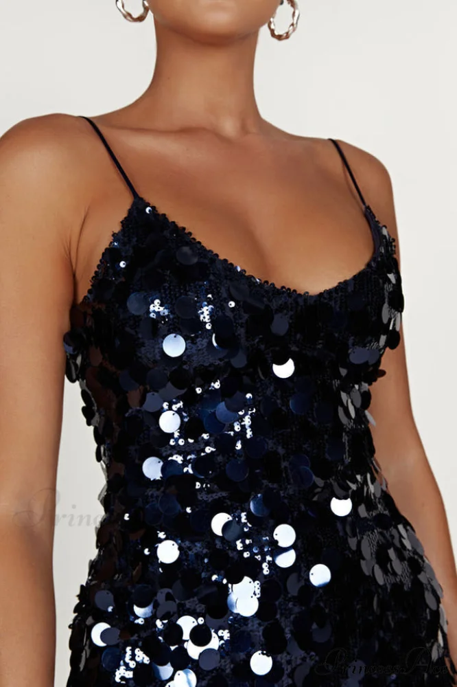 Giselle Disc Stylish Sequin Mini Dress - Image 5