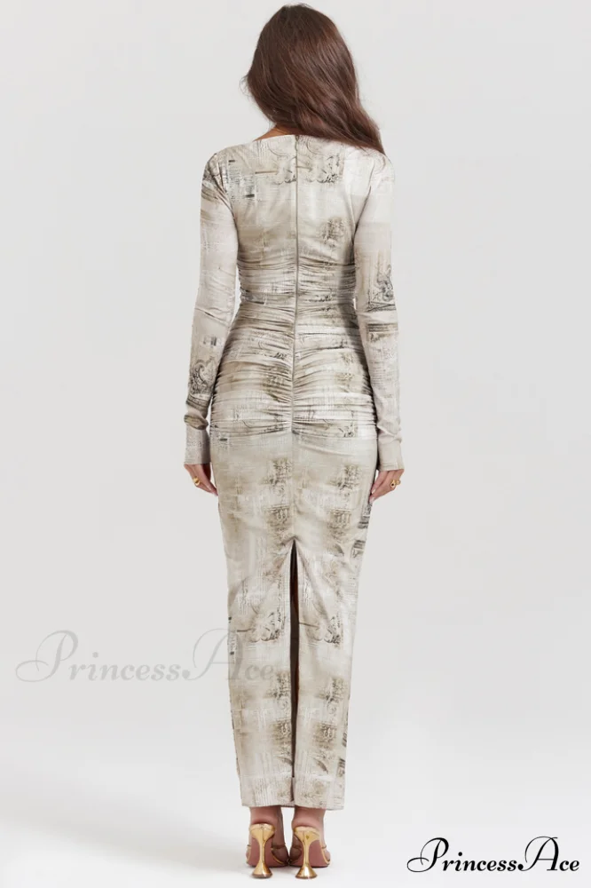 Lanetta Feminine Stylish Printed Maxi Dress - Image 5