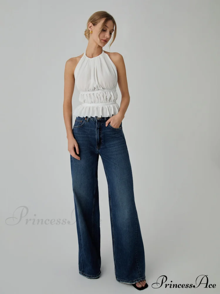 Backless Halter Graceful Tank Top - Image 4