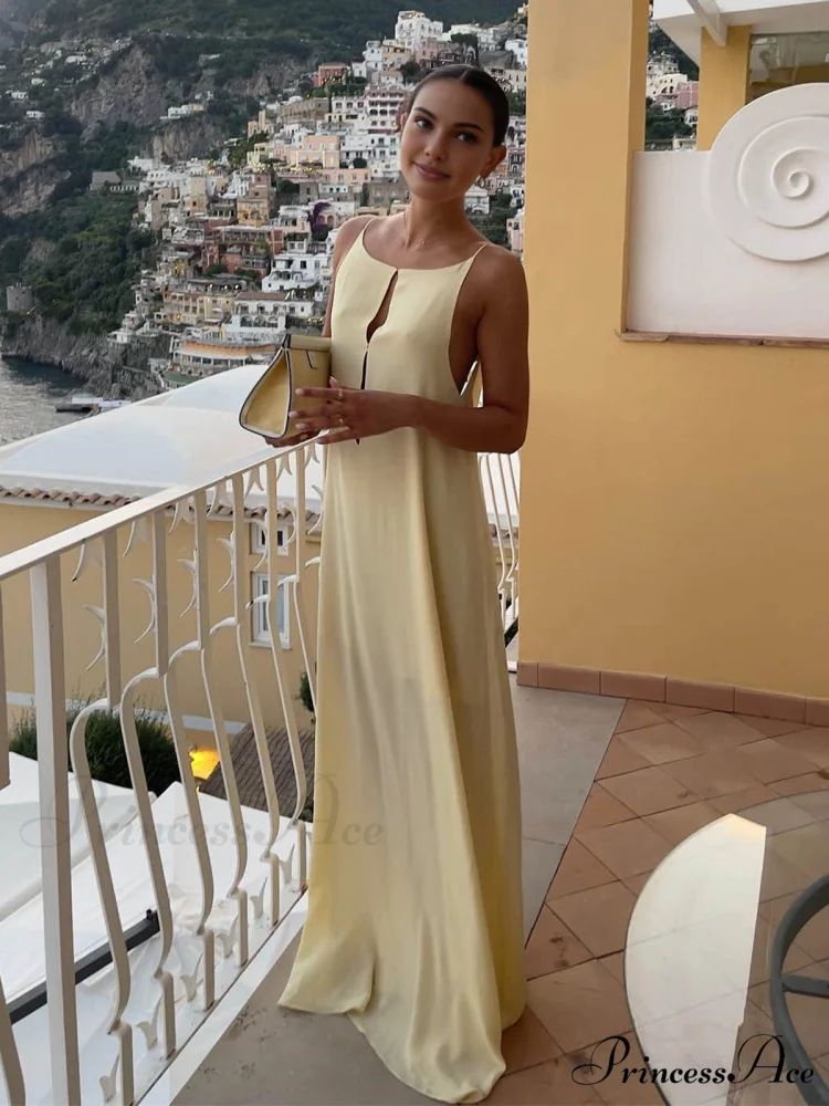 Backless Vacation Graceful Long Dress - Image 3