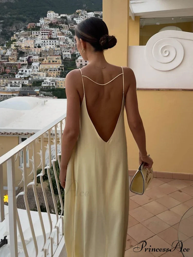 Backless Vacation Graceful Long Dress - Image 6