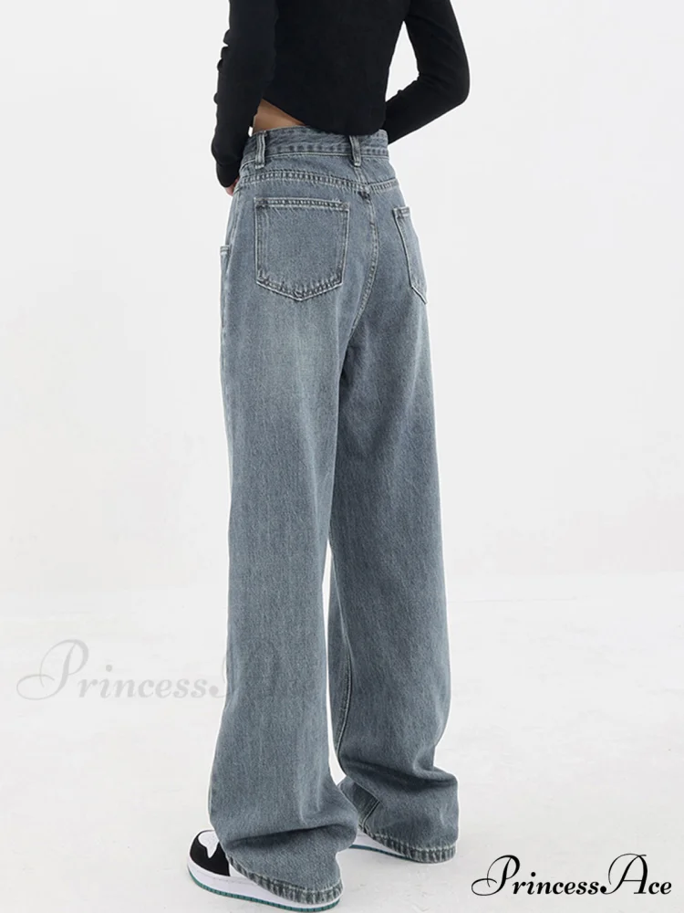 Baddie Baggy Wide Trendy Leg Boyfriend Jeans - Image 5