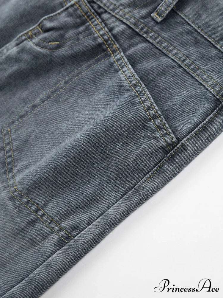 Baddie Baggy Wide Trendy Leg Boyfriend Jeans - Image 7