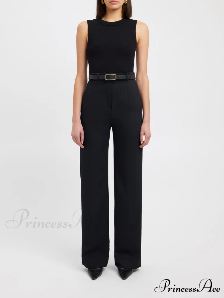 Business Casual Straight Trendy Leg Dress Pants - Image 3