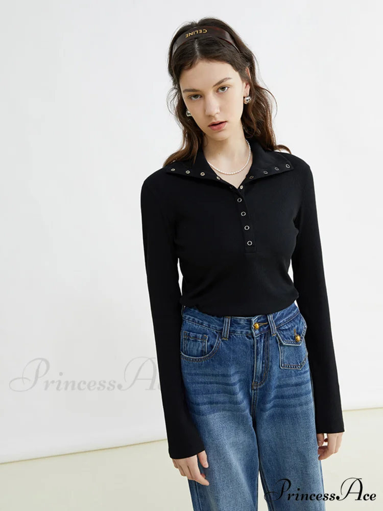 Button Up Graceful Collared Shirt - Image 3