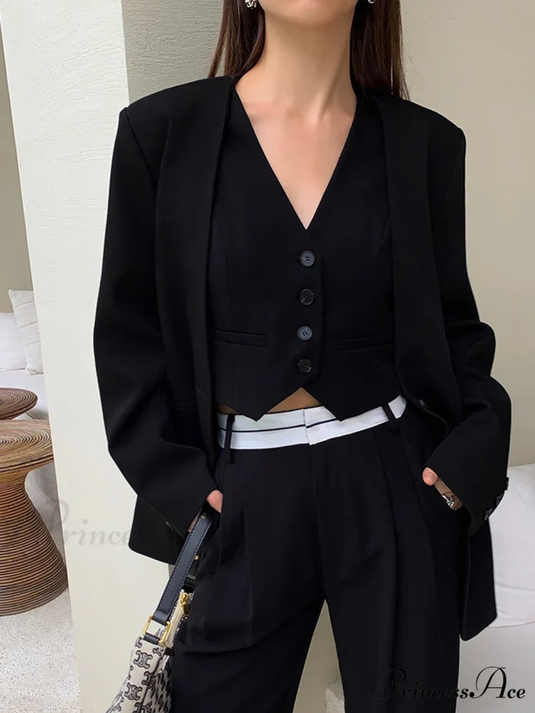 Casual Relaxed Graceful Fit Blazer - Image 4