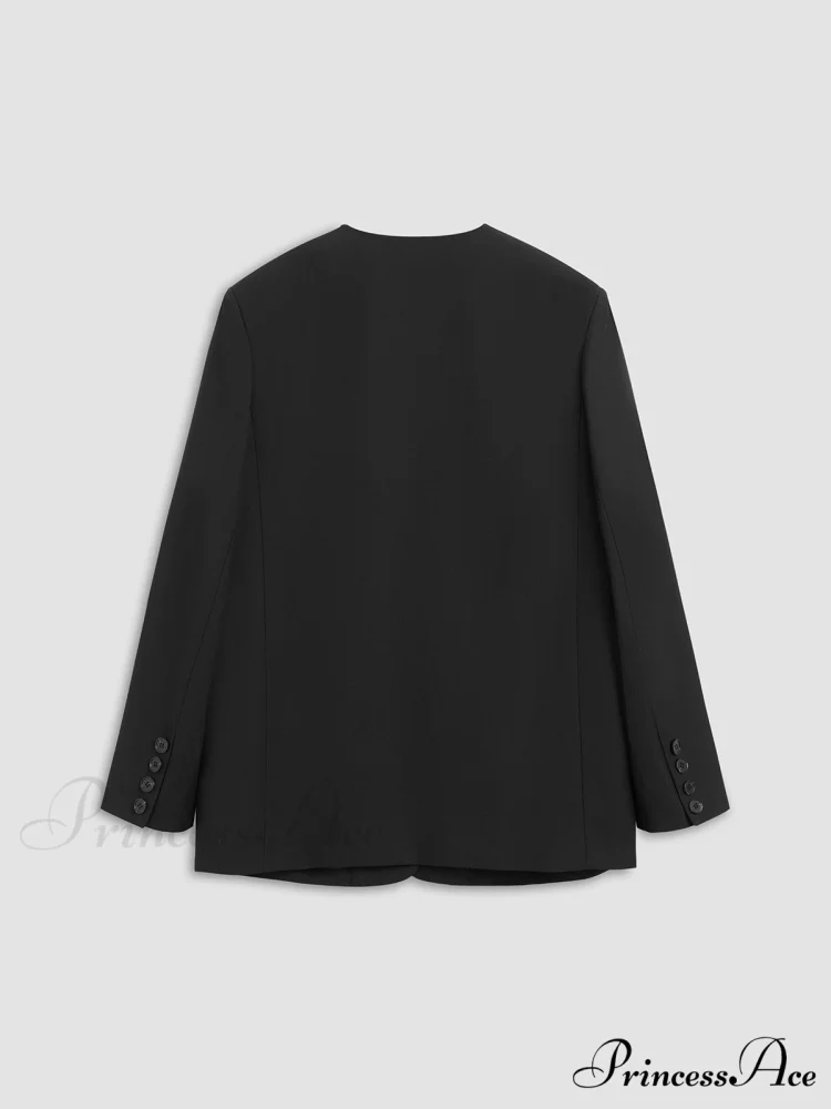 Casual Relaxed Graceful Fit Blazer - Image 6