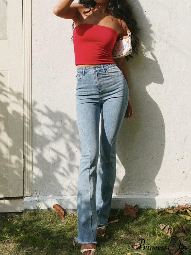 Casual Snug Graceful Denim Jeans - Image 5
