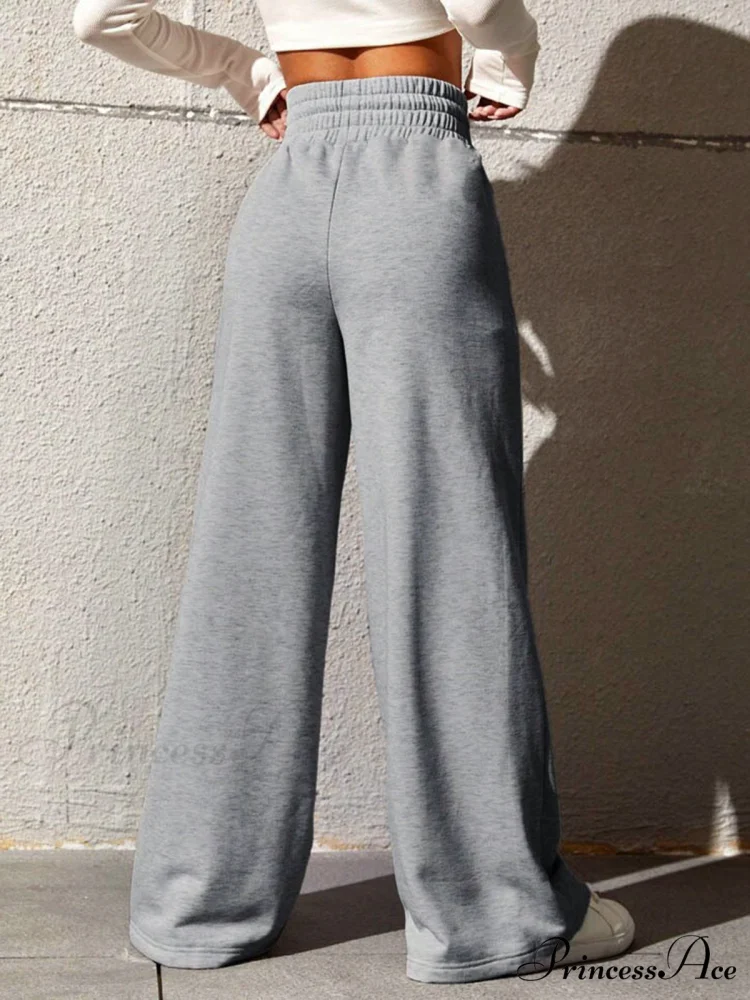 City Walk Graceful Wide Leg Sweatpants - Image 3