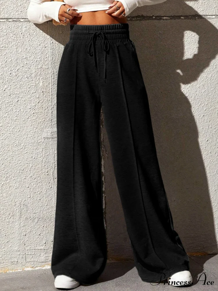 City Walk Graceful Wide Leg Sweatpants - Image 5
