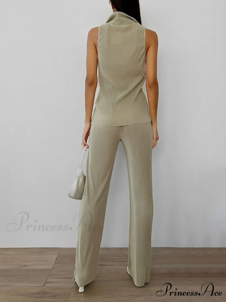 City Wanderer Rib Trendy Two Piece Pants Set - Image 3