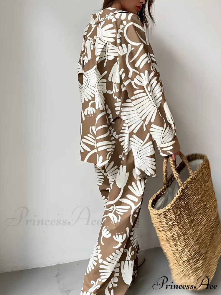 Coco Baroque Graceful Print Pants Set - Image 2