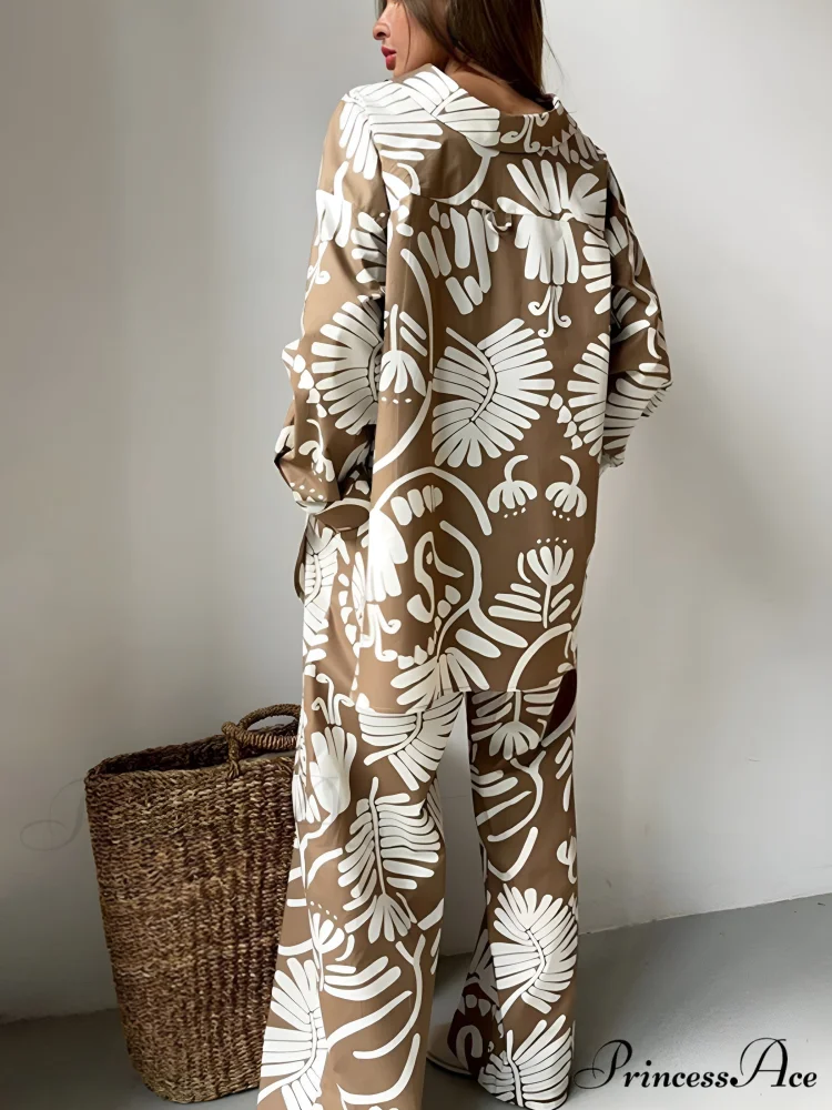 Coco Baroque Graceful Print Pants Set - Image 3