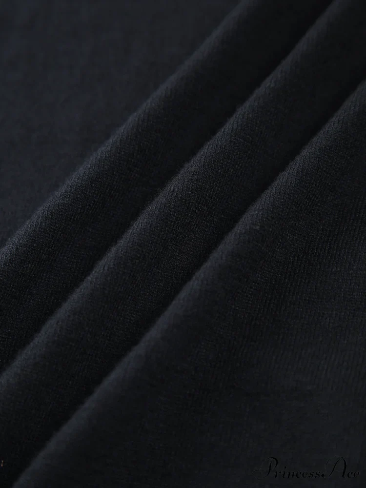 Contrast Trim Collar Trendy V-neck Knit Sweater Vest - Image 6